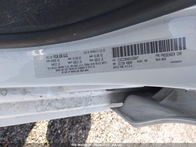 1C3CCCAB4GN165847 Chrysler 200 Limited