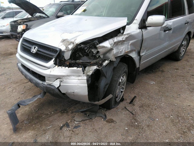 2005 HONDA PILOT EX-L WITH RES VIN: 2HKYF18605H538076