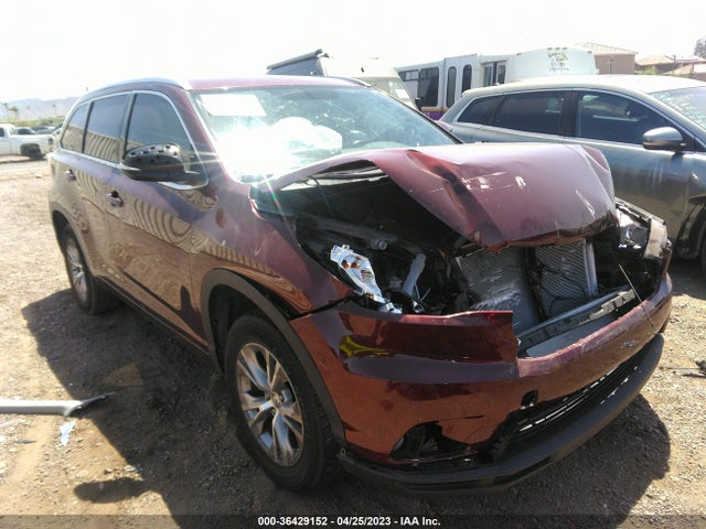2015 TOYOTA HIGHLANDER XLE VIN: 5TDKKRFH7FS117083