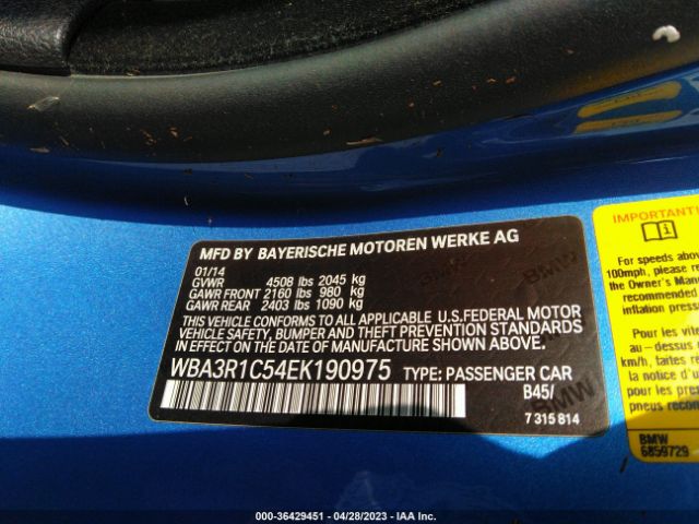 WBA3R1C54EK190975 BMW 4 Series 435i