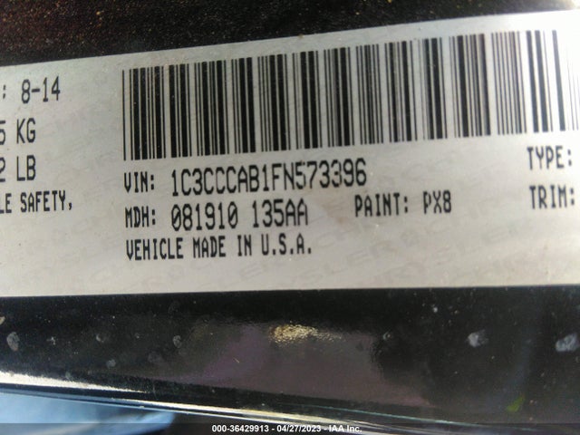 Chrysler 200 Limited 2015 1C3CCCAB1FN573396 Image 9
