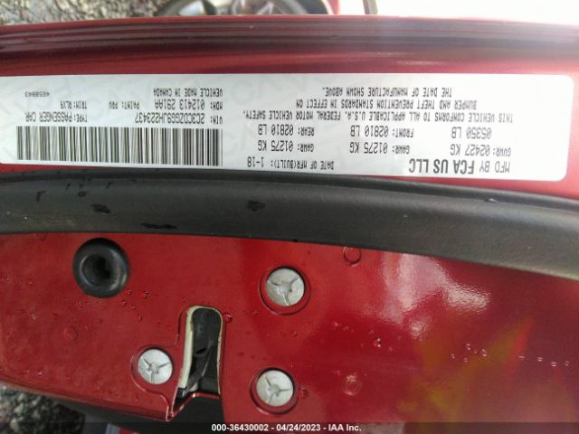 2C3CDZGG9JH223437 Dodge Challenger Gt