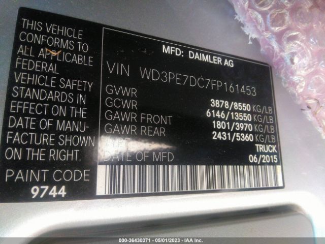 WD3PE7DC7FP161453 Mercedes-Benz SPRINTER CARGO VANS