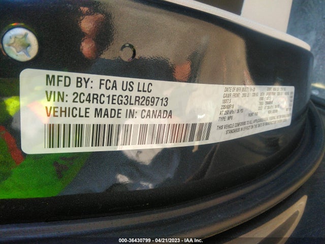2C4RC1EG3LR269713 Chrysler Pacifica Touring L Plus