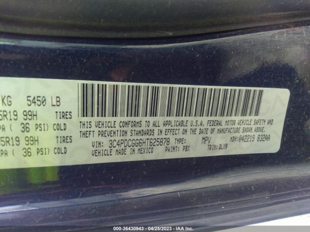 3C4PDCGG6HT625878 Dodge Journey Crossroad Plus