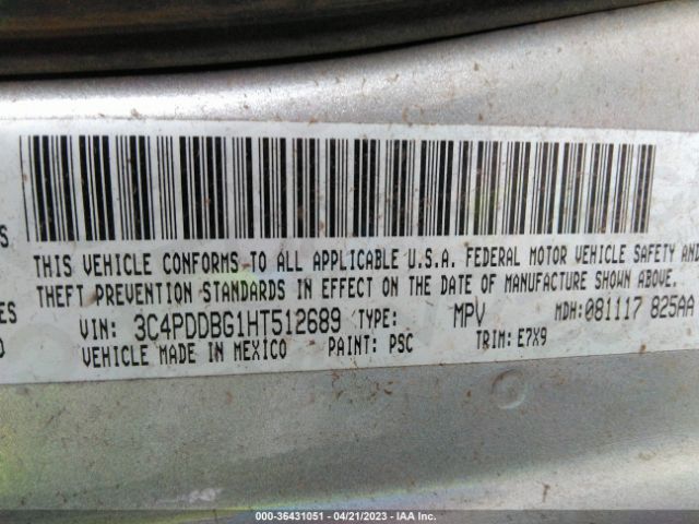 3C4PDDBG1HT512689 Dodge Journey Sxt
