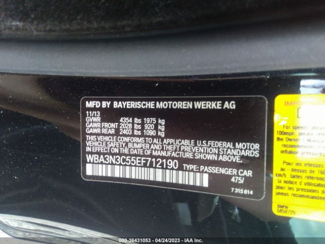 WBA3N3C55EF712190 BMW 4 Series 428i