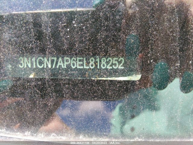 3N1CN7AP6EL818252 Nissan VERSA SV