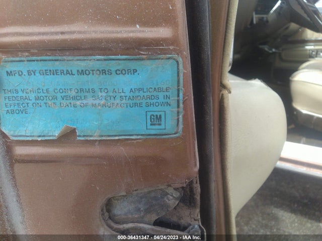 1972 BUICK ELECTRA VIN: 4V39T2H486345