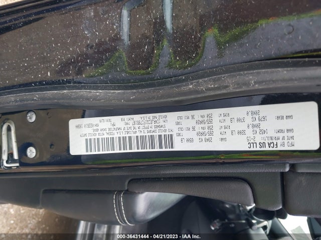 1C4RJECG1FC795187 Jeep Grand Cherokee Overland