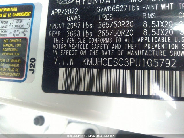 2023 Genesis GV80, VIN: KMUHCESC3PU105792