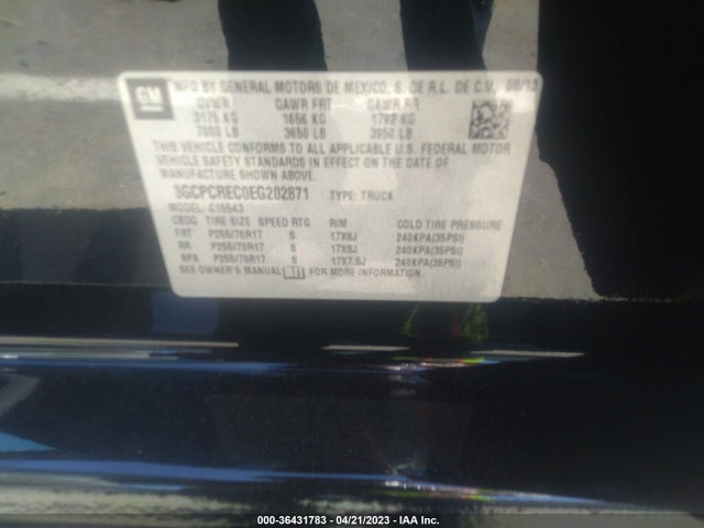 Chevrolet Silverado 1500 Lt 2014 3GCPCREC0EG202871 Image 10