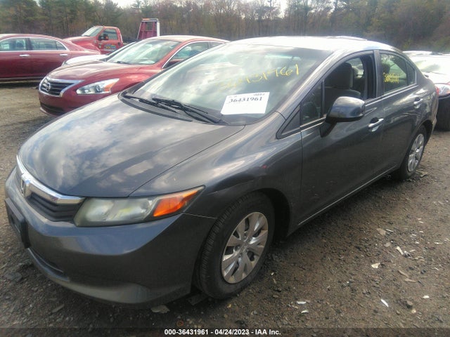 2012 HONDA CIVIC SDN LX VIN: 2HGFB2F52CH574572