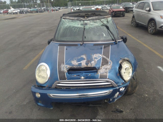 2006 MINI COOPER CONVERTIBLE S VIN: WMWRH33516TL93035
