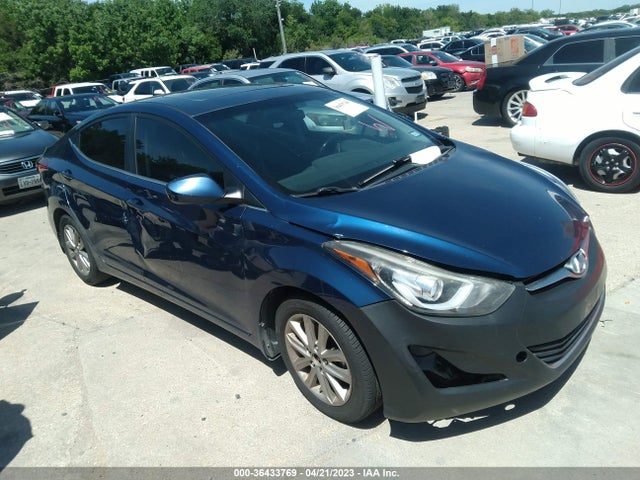 2015 HYUNDAI ELANTRA SE VIN: 5NPDH4AE0FH603442
