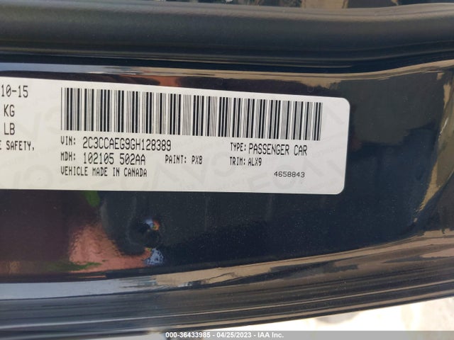 2C3CCAEG9GH128389 Chrysler 300 300c