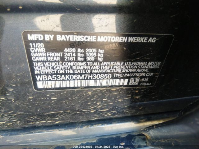 WBA53AK06M7H30850 BMW 2 Series 228i