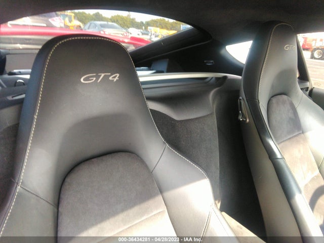 Porsche Cayman Gt4 2016 WP0AC2A84GK191352 Image 9