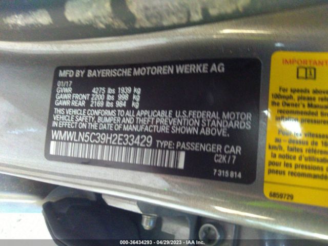WMWLN5C39H2E33429 Mini Clubman Cooper