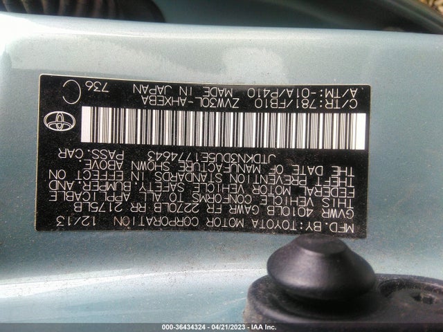 Toyota Prius Four/five/three/one/two 2014 JTDKN3DU5E1774643 Image 11