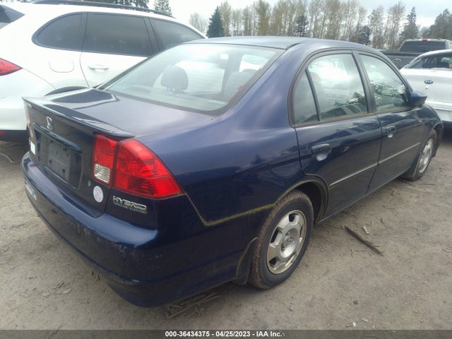 2005 HONDA CIVIC HYBRID VIN: JHMES96685S011693
