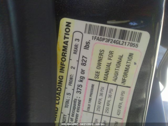 1FADP3F24GL217055 Ford FOCUS SE