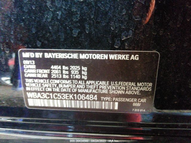 WBA3C1C53EK106484 BMW 3 Series 328i
