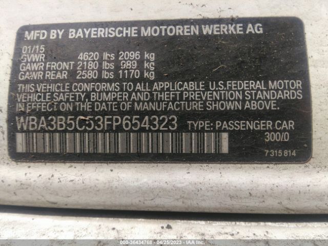 WBA3B5C53FP654323 BMW 3 Series 328i Xdrive