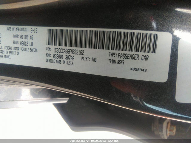 Chrysler 200 Limited 2015 1C3CCCAB6FN682162 Image 9