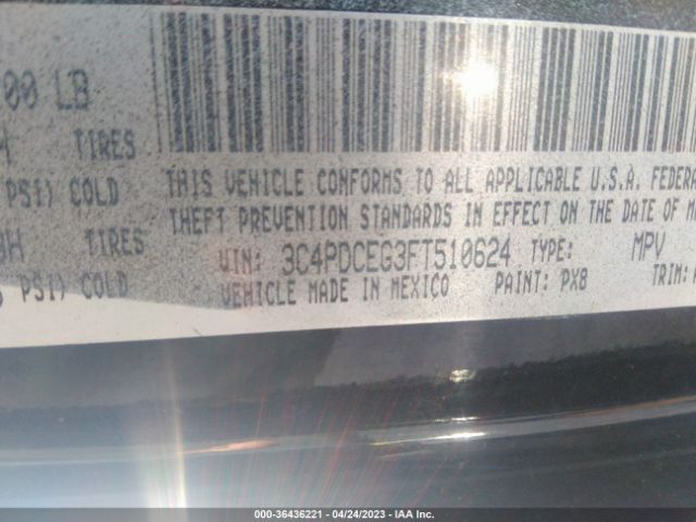 3C4PDCEG3FT510624 Dodge Journey R/t