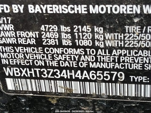 BMW X1 Xdrive28i 2017 WBXHT3Z34H4A65579 Image 9