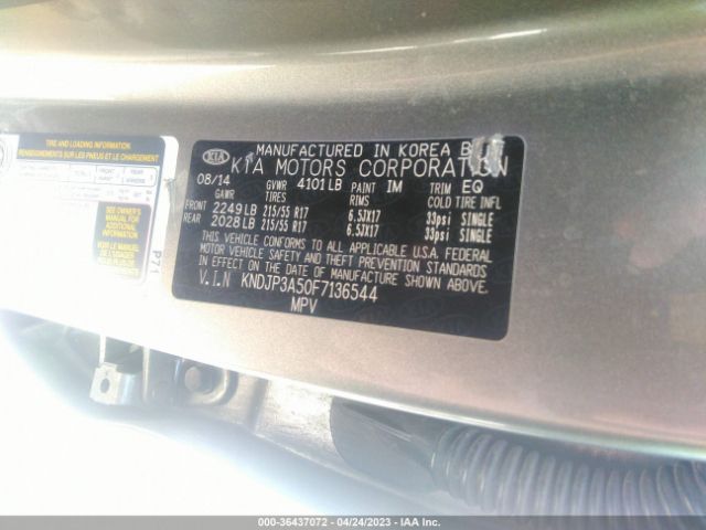 KNDJP3A50F7136544 KIA SOUL +