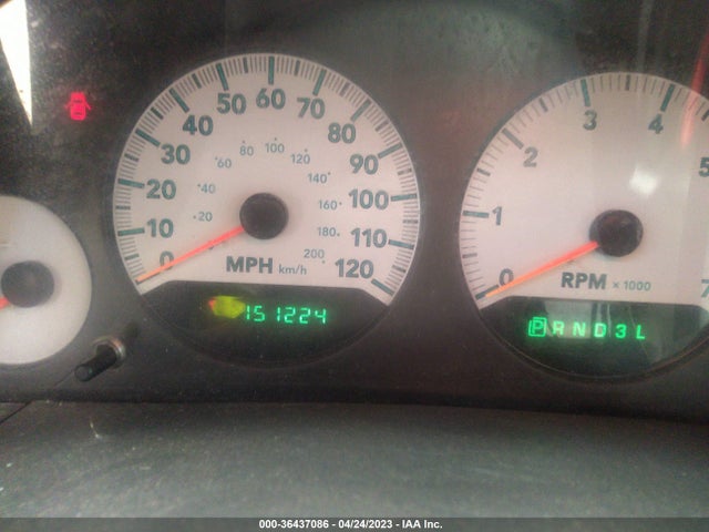 2005 DODGE GRAND CARAVAN SXT VIN: 2D4GP44LX5R596594