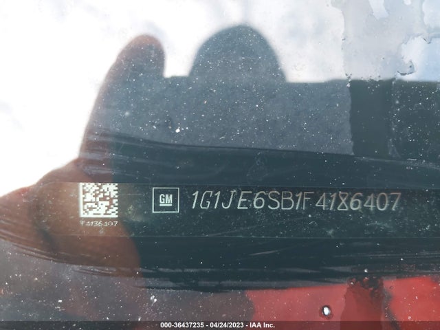 Chevrolet SONIC LTZ 2015 1G1JE6SB1F4186407 Image 9