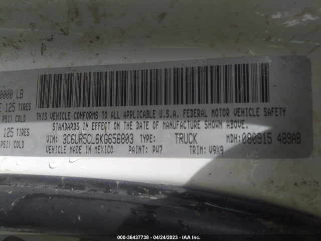 RAM 2500 2019 3C6UR5CL6KG656803 Image 31