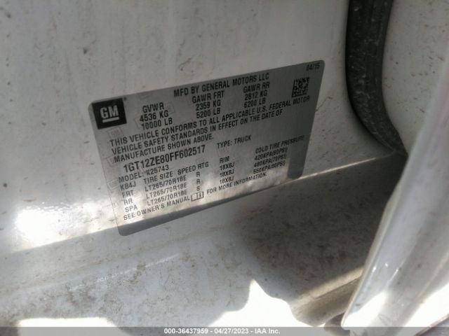 1GT12ZE80FF602517 GMC Sierra 2500hd Slt