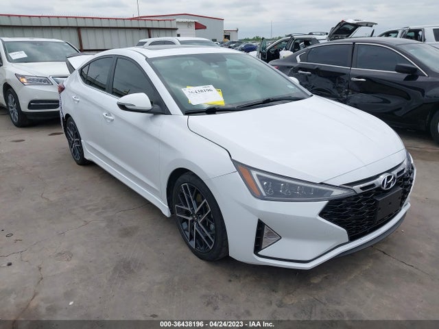 2019 HYUNDAI ELANTRA SPORT VIN: KMHD04LB6KU819883
