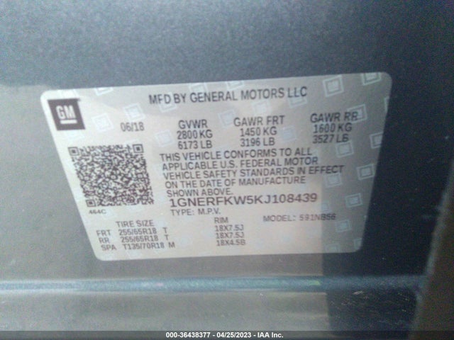 Chevrolet Traverse Ls 2019 1GNERFKW5KJ108439 Image 9