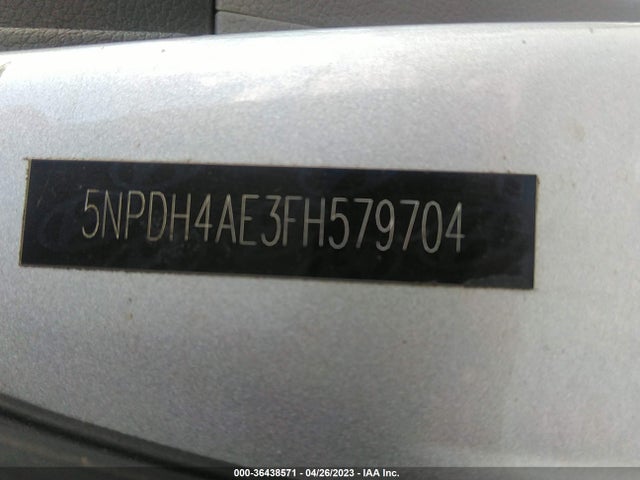 Hyundai ELANTRA SE 2015 5NPDH4AE3FH579704 Image 10
