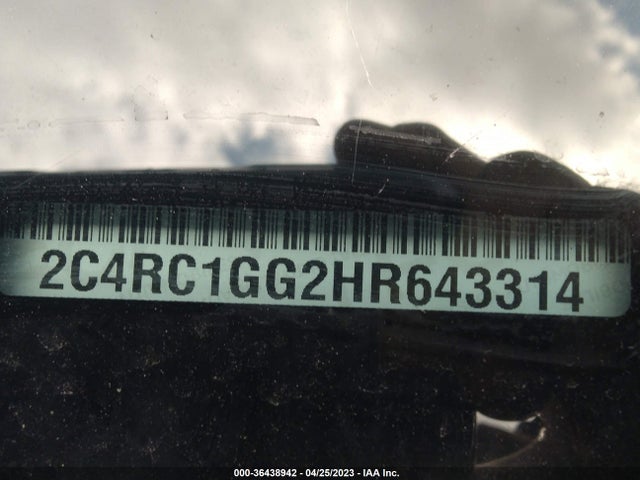 2C4RC1GG2HR643314 Chrysler Pacifica Limited