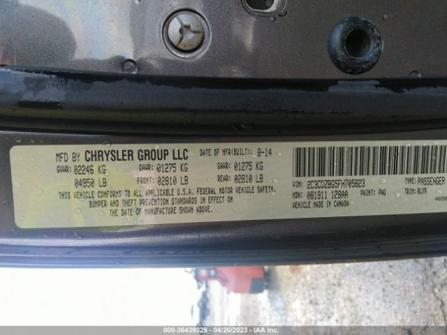 2C3CDZBG5FH705823 Dodge Challenger Sxt Plus