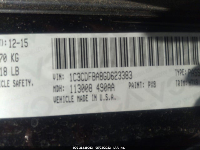 Dodge DART SXT 2016 1C3CDFBA8GD623383 Image 9