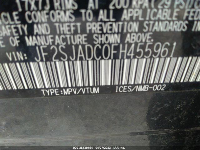 JF2SJADC0FH455961 Subaru Forester 2.5i Premium