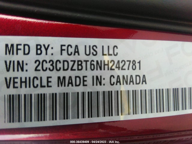Dodge Challenger R/t 2022 2C3CDZBT6NH242781 Image 9