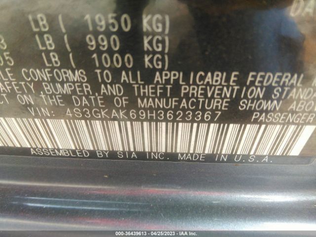 4S3GKAK69H3623367 Subaru Impreza Sport