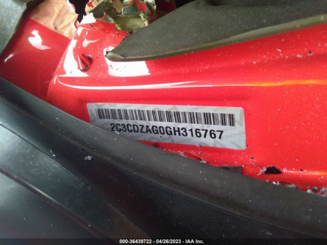 2C3CDZAG0GH316767 Dodge Challenger Sxt Plus