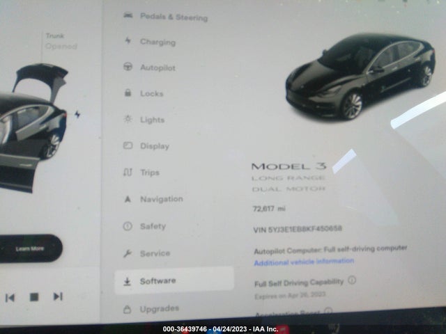 Tesla Model 3 Long Range/performance 2019 5YJ3E1EB8KF450658 Image 7