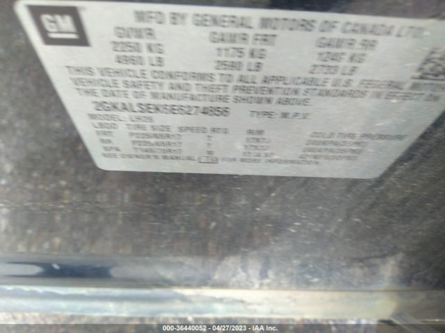 2GKALSEK6E6274856 GMC Terrain Slt