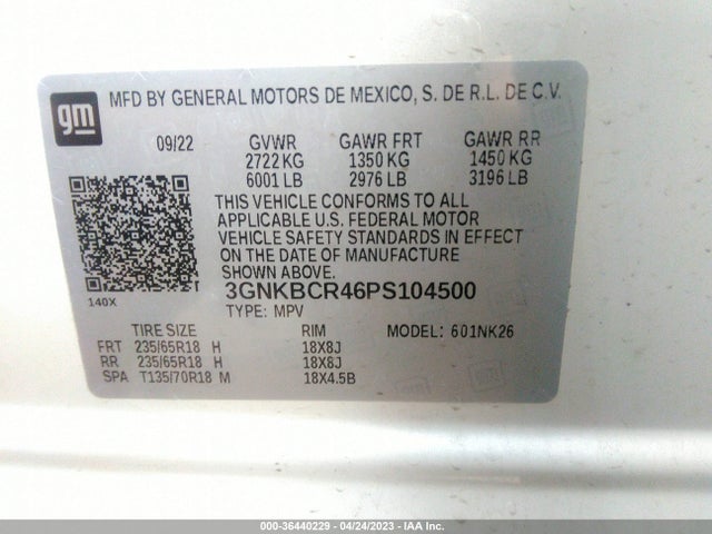 Chevrolet Blazer Lt 2023 3GNKBCR46PS104500 Image 9