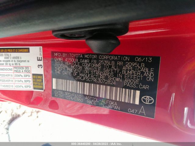 JTKJF5C79E3072824 Scion TC